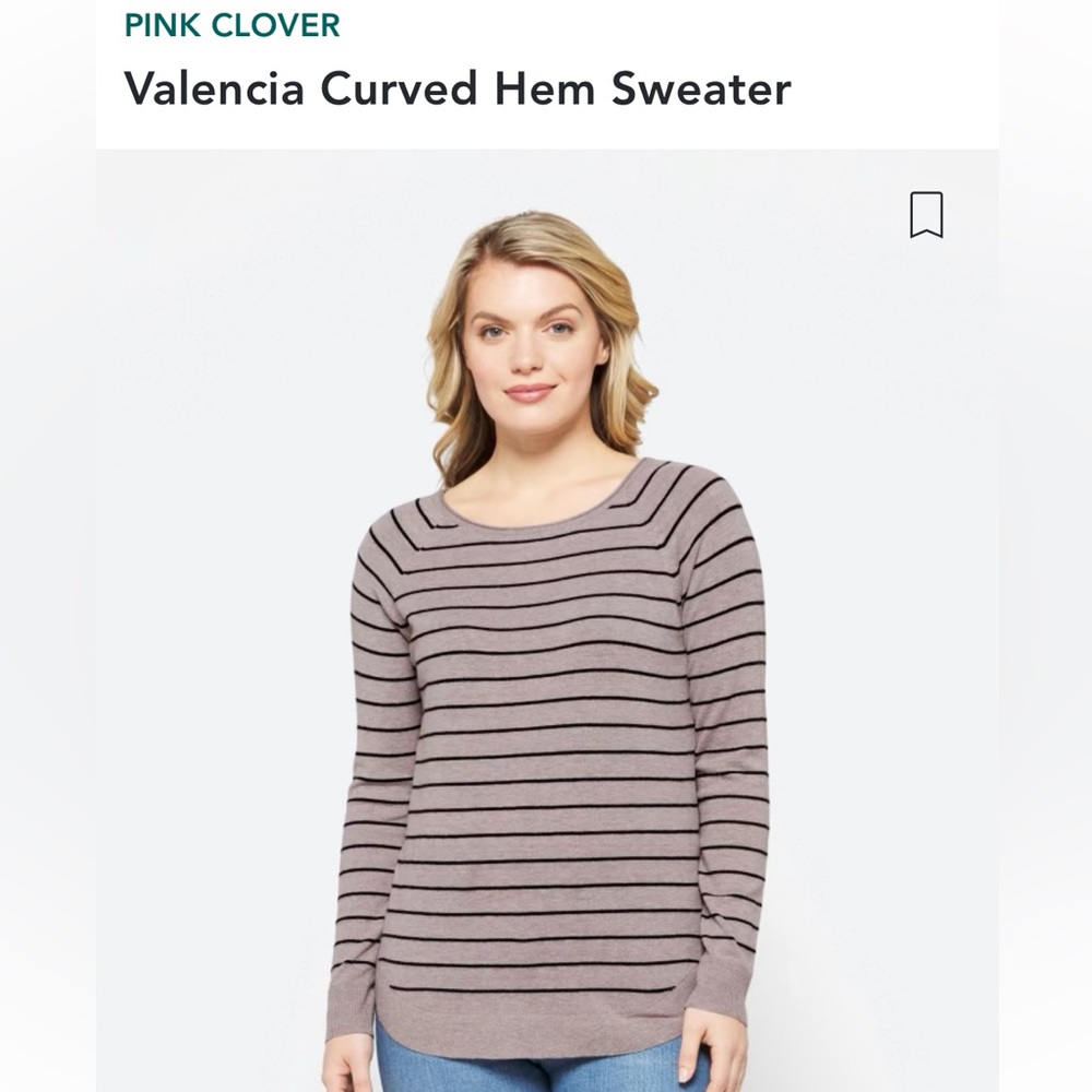 Pink Clover sweater, size large